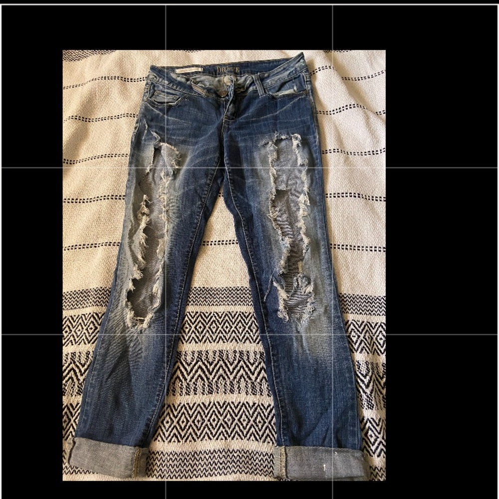 Destroyed Denim Jeans